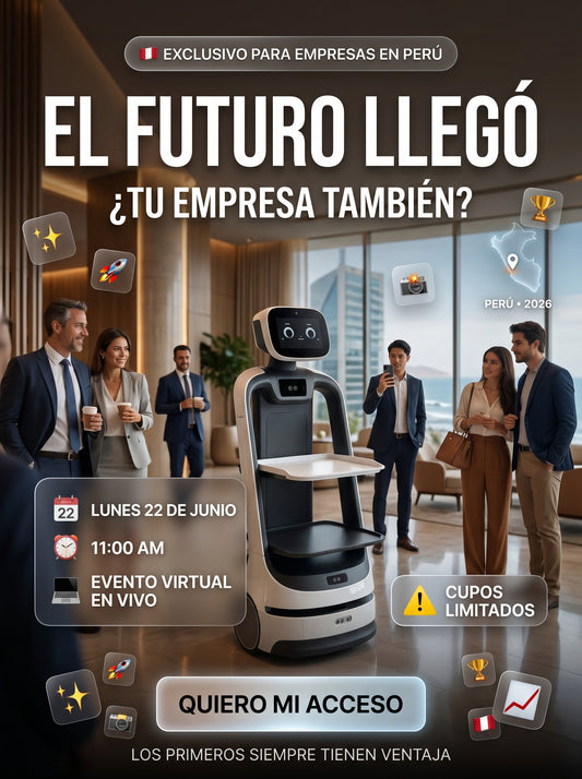 🚀 Demostración Exclusiva de Robots para Empresas en Perú